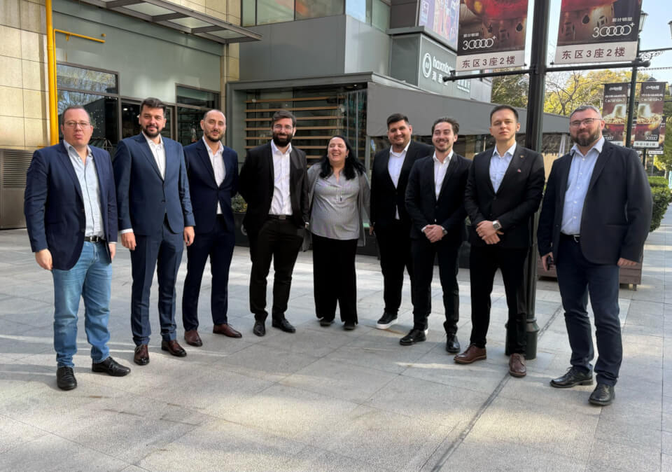 Text reading “Interledger Engineers in their best suits preparing for KaiOS visit”.